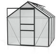 Vitavia Gew&auml;chshaus Calypso 4400 inkl. 1 Dachfenster - 4,4 m&sup2; -schwarz-4 mm