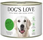 Dog's Love Classic 200g Dose Hundenassfutter Sparpaket 12 x 200 Gramm Wild mit