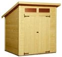 Weka 19 mm Gartenhaus 325 A 198 x 194 cm Aktionsangebot Eiche lasiert 198 x 194...