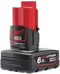 Milwaukee M12B6 LI-ION AKKUMULATOR 6.0AH 4932451395