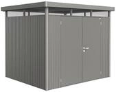 Biohort Ger&auml;tehaus HighLine mit Doppelt&uuml;r-275 x 235 cm (Gr. H 3)-quarzgrau-metallic