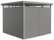 Biohort Ger&auml;tehaus HighLine mit Doppelt&uuml;r-275 x 275 cm (Gr. H 4)-quarzgrau-metallic