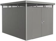 Biohort Ger&auml;tehaus HighLine mit Doppelt&uuml;r-275 x 315 cm (Gr. H 5)-quarzgrau-metallic