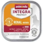 animonda Integra Protect Niere 100g Schale Katzennassfutter 16 x 100 Gramm mit Rind