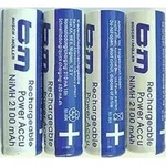 Busch + M&uuml;ller Akkubatterie Mignon 2100 mAh blau,wei&szlig;