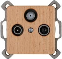 Kopp Einsatz/Abdeckung f&uuml;r Kommunikationstechnik holz - 917131082