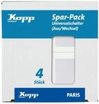 Kopp Universalschalter PARIS arktis-wei&szlig;, PROFI-PACK
