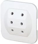 Kopp Steckdosen-Adapter 3-fach arktis-wei&szlig;