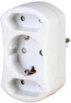Kopp Europa- und Schutzkontakt-Adapter, arktis-wei&szlig;