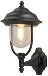 Konstsmide Wandleuchte Parma Up, matt schwarz, klares Acrylglas (7223-750)