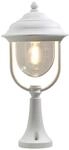 Konstsmide Sockelleuchte Parma, matt weiss, klares Acrylglas (7224-250)
