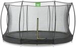 Exit Silhouette Bodentrampolin mit Sicherheitsnetz-&Oslash; 366 cm