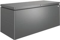 Biohort LoungeBox Ger&auml;teschrank-200 x 84 x 88,5 cm (Gr&ouml;&szlig;e 200)-dunkelgrau-metallic