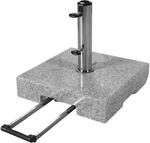 doppler Granitsockel ACTIVE Trolley 50 kg, Hellgrau