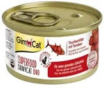 GimCat Superfood ShinyCat Duo 70 Gramm Katzennassfutter 24 x 70 Gramm Thunfischfilet