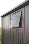 Fenster-Element f&uuml;r Biohort Ger&auml;tehaus Europa-quarzgrau-metallic