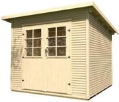 Weka Gartenhaus 219 wekaLine - 28 mm-Gartenhaus 219 Gr. 1 (235 x 240 cm) - 50 %