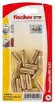 FISCHER Messingd&uuml;bel MS 6x22 K (15 St&uuml;ck)