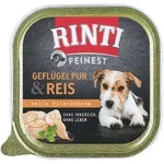 RINTI Feinest 150g Schale Hundenassfutter Sparpaket 22 x 150 Gramm Gefl&uuml;gel Pur &