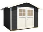Weka Gartenhaus 122 - 28 mm-Gartenhaus 122 - 300 x 235 cm (Gr. 4)-anthrazit - 50 %