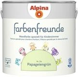 Alpina Farbenfreunde Nr. 06 Papageiengr&uuml;n 2,5 Liter matt