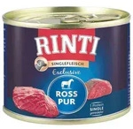RINTI Singlefleisch Exclusive 185g Dose Hundenassfutter 12 x 185 Gramm Ross Pur