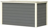 Karibu Hochbeet 2 - 835 l Fassungsverm&ouml;gen 19 mm Wandst&auml;rke-terragrau