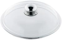 Silit Glasdeckel 24 cm mit Metallknauf