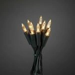 Konstsmide Weihnachtsbeleuchtung LED Minilichterkette 50 warmwei&szlig;e Dioden