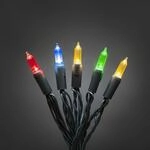 Konstsmide Weihnachtsbeleuchtung LED Minilichterkette 120 bunte Dioden