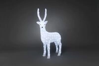 Konstsmide LED Acryl Rentier weiblich 160 kaltwei&szlig;e Dioden