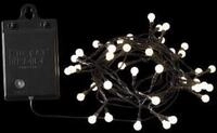 Konstsmide Weihnachtsbeleuchtung LED Globelichterkette 40 warmwei&szlig;e runde Dioden