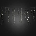 Konstsmide Weihnachtsbeleuchtung LED Eisregenvorhang 200 warmwei&szlig;e Dioden