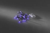 Konstsmide Weihnachtsbeleuchtung LED Globelichterketten Dioden purpur 6hTimer