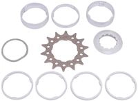 Point Steck-Zahnkranz-Set 14 Z&auml;hne silber