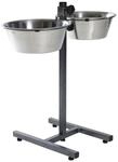 TRIXIE Hundebar mit 2 Edelstahln&auml;pfen 4,5l/&Oslash;28cm