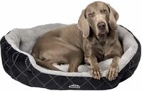 Nobby CENO oval 45x40x19cm Hunde-/ Katzenkomfortbett schwarz/grau