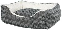 TRIXIE Kuschelbett Kaline 65 x 50 Centimeter grau/creme Katzenliegeplatz