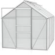 Vitavia Gew&auml;chshaus Venus 5000 inkl. 1 Dachfenster - 5,0 m&sup2; -Alu-blank eloxiert-6