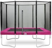 Salta Trampolin Combo mit Sicherheitsnetz-pink-214 x 305 cm