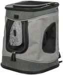 TRIXIE Rucksack Timon, 34 &times; 44 &times; 30 cm, schwarz/grau