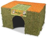 JR FARM Nager Heu-Haus mit Karotten Kleintiersnack / Zubeh&ouml;r Gro&szlig; (ca. 600g)
