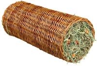 TRIXIE Weidentunnel mit Heu/Karotte, &oslash; 15 &times; 33 cm, 110 g