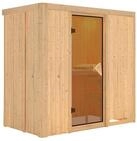 Karibu Sauna Variado mit Fronteinstieg 68 mm-Ohne Ofen