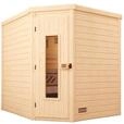 Weka Premium Massivholzsauna Turku 2 Massivholzt&uuml;r ohne Ofen