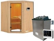Karibu Sauna Larin 9kWOfen inkl.Steuerger&auml;t ohne Dachkranz