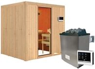 Karibu Sauna Sodin-9kW Ofen inkl.Steuerger&auml;t-Ohne Dachkranz