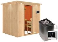 Karibu Sauna Sodin-9kWOfen inkl.Steuerger&auml;t-Inkl.Dachkranz