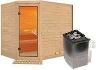 Karibu Sauna Tanami -9 kW Ofen-Steuerung-Ohne Dachkranz