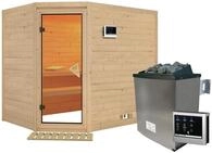 Karibu Sauna Tanami -9kW Ofen-Steuerger&auml;t-Ohne Dachkranz